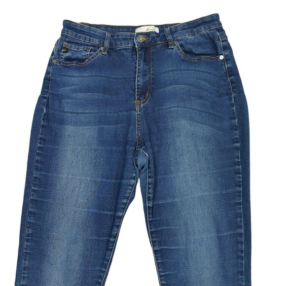 (FLAWS) Kancan Jeans Dark Wash Skinny Fit Dark Wash Stretch Womens Size 15/31 - Picture 6 of 15